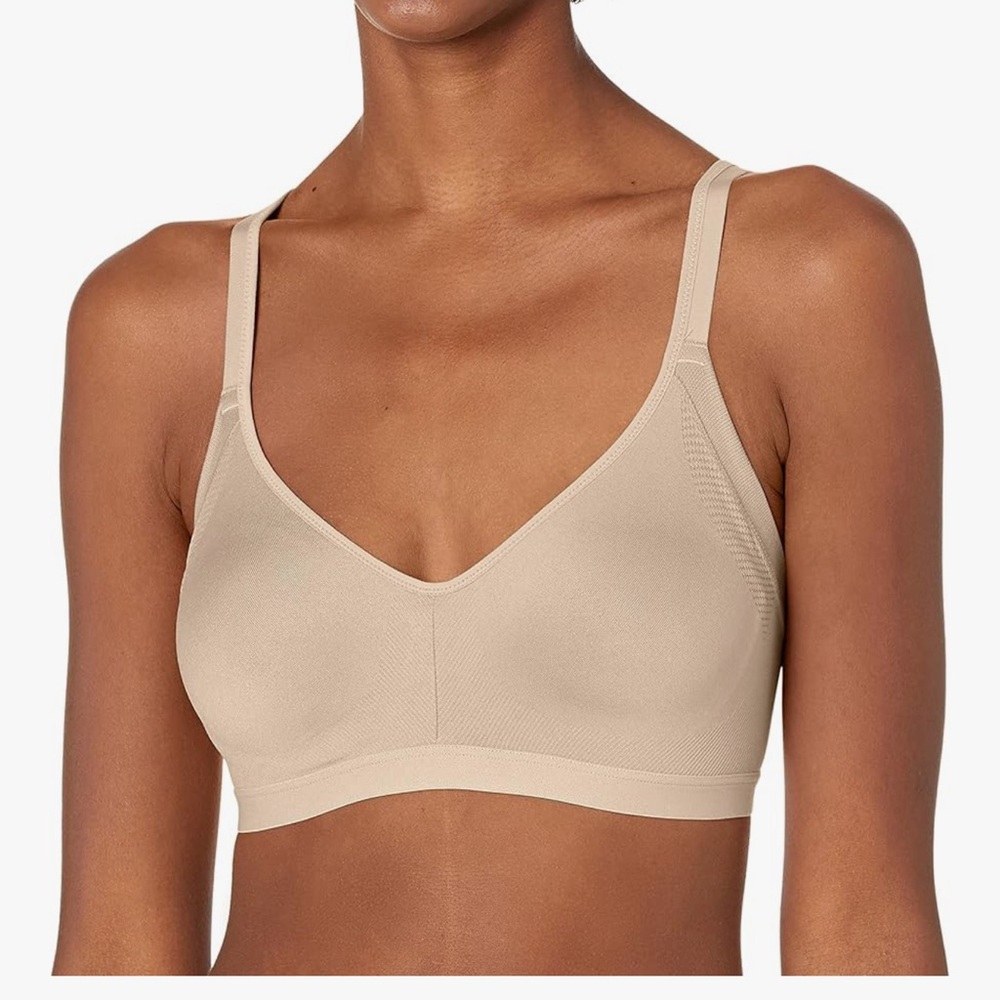 Warner's Blissful Benefits Smoothing Seamless Wireless Lined Comfort Bra 3XL